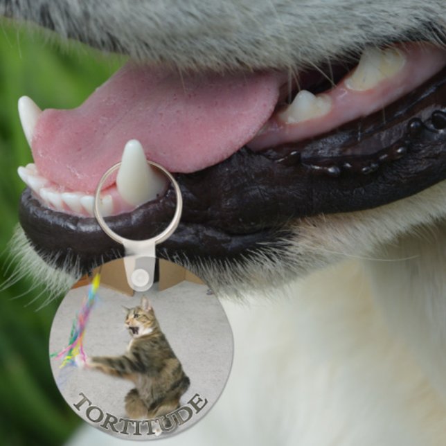 Llavero Tortitude cat keychain (Subido por el creador)