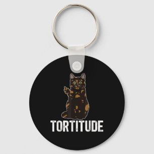 Llavero Tortitude Tortoiseshell Cat Dueño Tortie Cat Lover