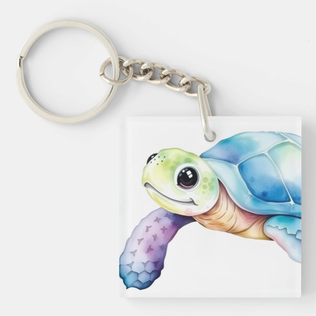 Llavero Tortuga Adorable (Frente)