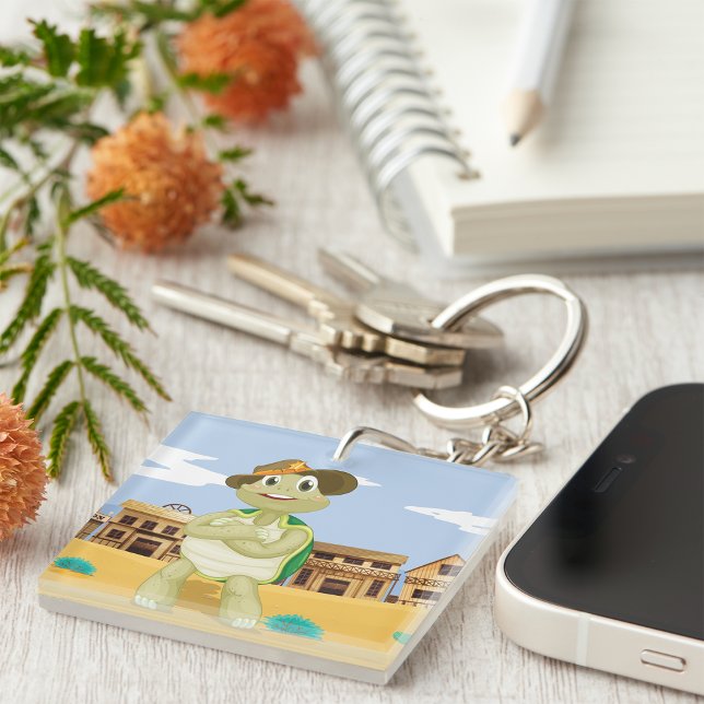 Llavero Tortuga Cowboy (Subido por el creador)