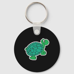 Llavero tortuga de dibujos animados adorable