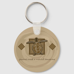 Llavero Tortuga de mar tribal