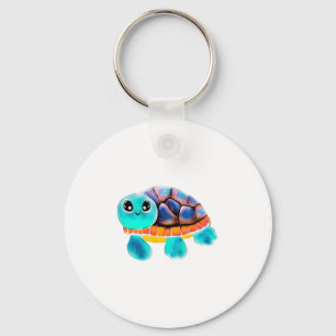 Llavero Tortuga de pintura cáustica Copia