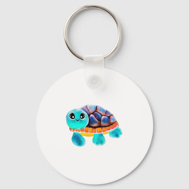 Llavero Tortuga de pintura cáustica Copia (Anverso)