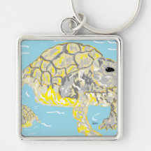Tortuga del mar de Keychain