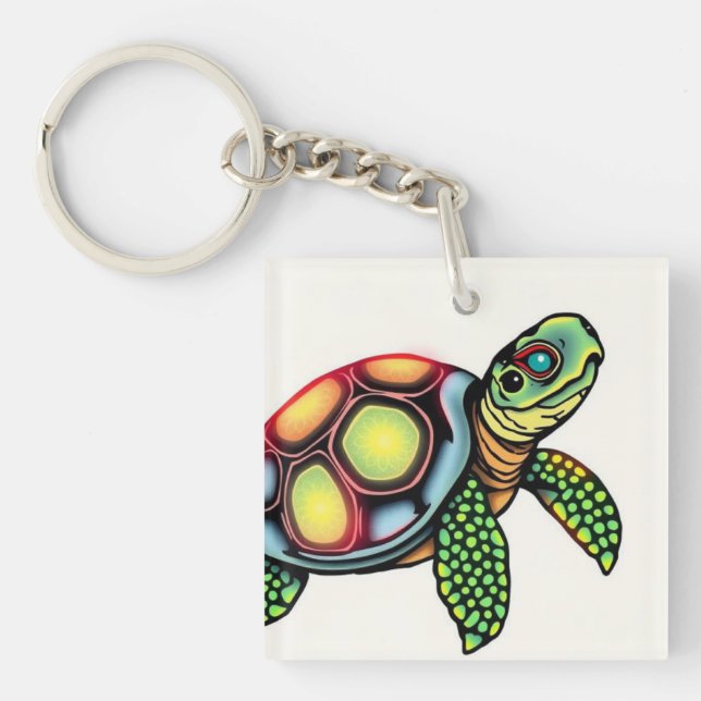 Llavero Tortuga Lenta Pero Legendaria (Frente)