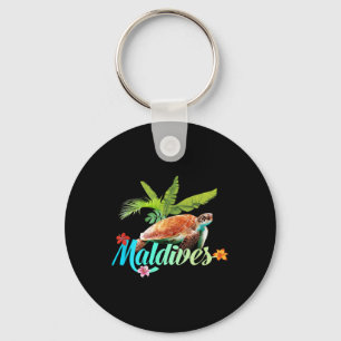 Llavero Tortuga marina de Maldivas Isla Hibiscus Gift Beac