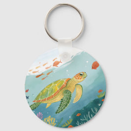 Llavero Tortuga pintada