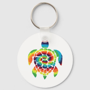 Llavero Tortuga Tie Dye