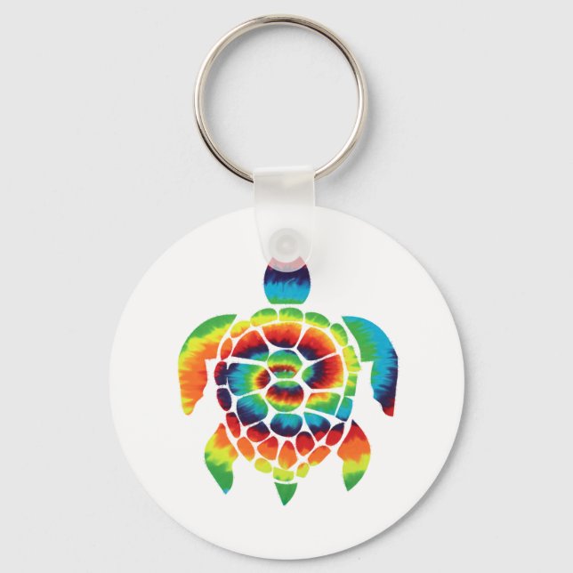 Llavero Tortuga Tie Dye (Anverso)