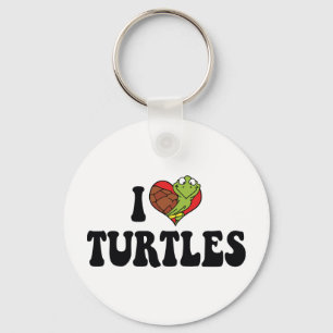 Llavero Tortugas de Corazón que Amo