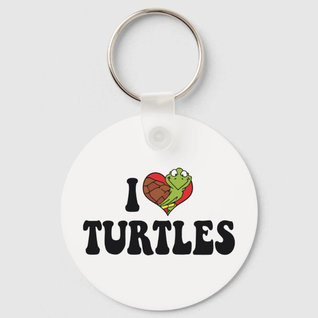 Llavero Tortugas de Corazón que Amo (Anverso)