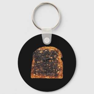 Llavero Tostada de pan quemada con traje de Halloween