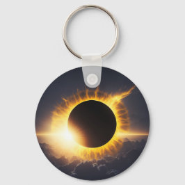 Llavero Total de recuerdos de eclipse solar Añadir texto p