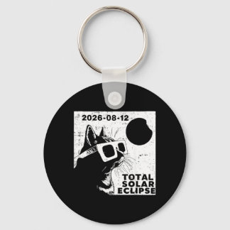 Llavero Total Solar Eclipse 2026 Cat Lover