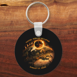 Llavero Total Solar Eclipse August 12 2026 Path of Totalit