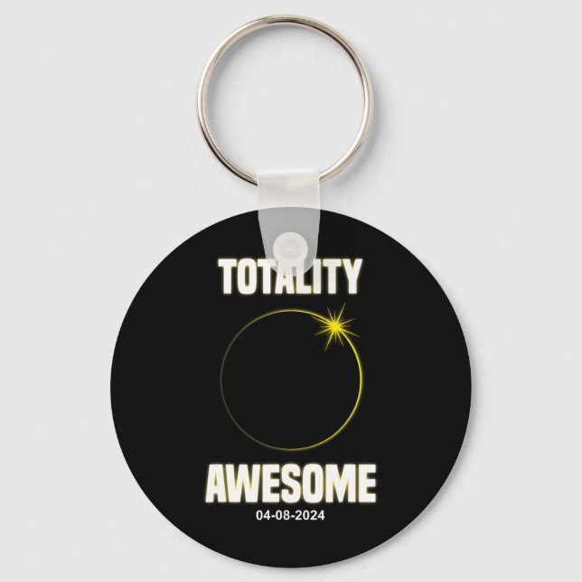 Llavero Totalidad De Camisas Eclipse Increíble Eclipse Sol (Anverso)