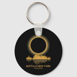 Llavero Totalidad de recuerdo de Solar Eclipse Buffalo Nue