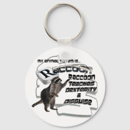 LLAVERO TOTEMS TOTEM RACCOON ENSEÑA DEXTERIDAD / DISFRAZ
