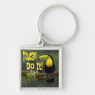 Llavero ¡Toucan Lo Hace! Pun divertidísimo con motivos de 