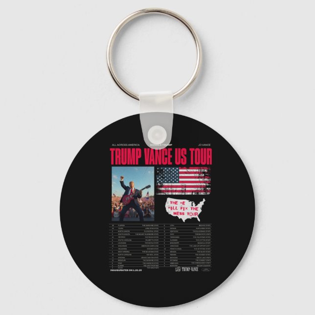 Llavero Tour de Trump Vance (Anverso)
