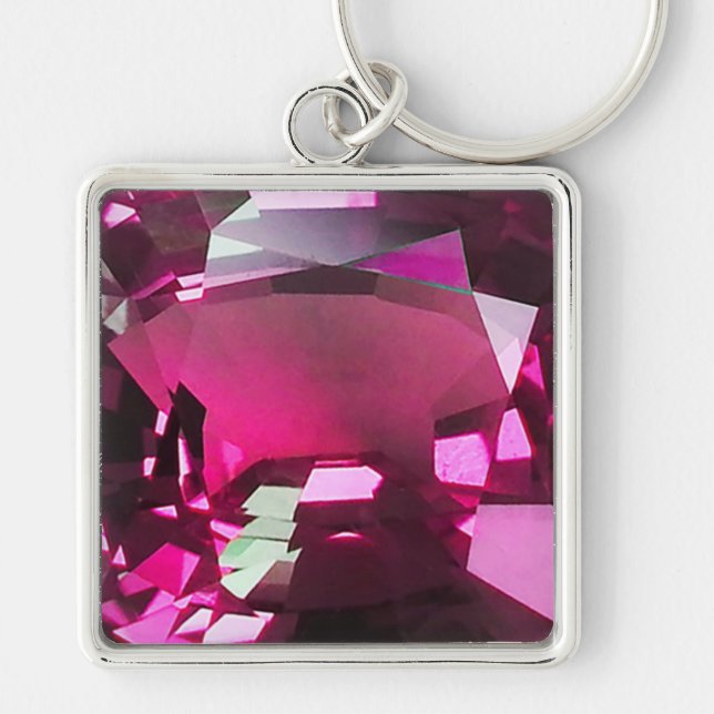 Llavero Tourmaline Gemstone Pink (Frente)