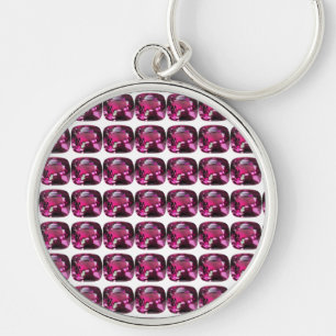 Llavero Tourmaline Gemstone Pink