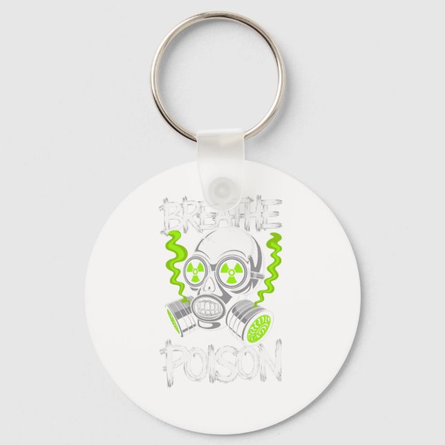 Llavero Toxic Skull Drifter Sticker  (Anverso)