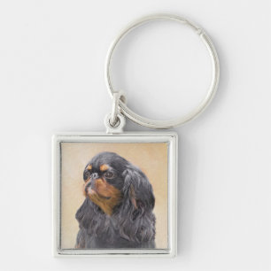 Llavero Toy English Spaniel Pintura Original Arte Animal