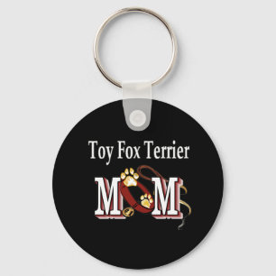 Llavero toy fox terrier mamá Keychain
