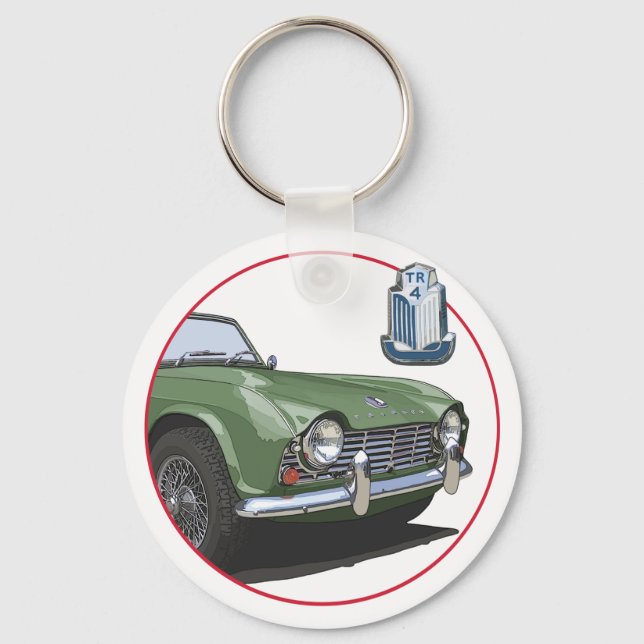 Llavero TR4 verde (Anverso)