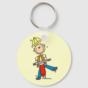 Llavero Trabajador de Construcción con Regalos de Martillo