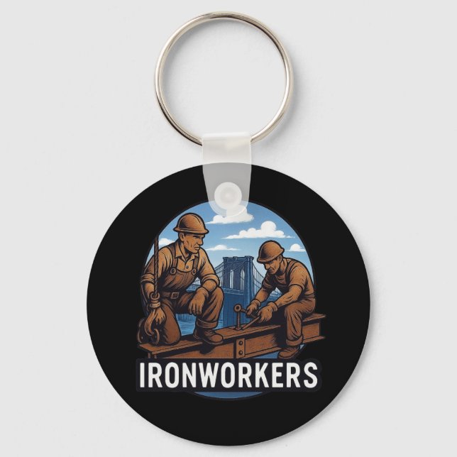 Llavero Trabajadores del hierro / constructores de puentes (Reverso )