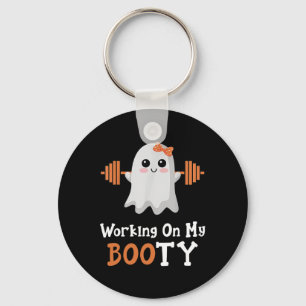 Llavero Trabajando en mi divertido gimnasio de Halloween B
