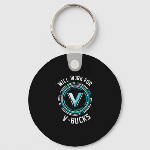 Llavero Trabajaré por V-bucks Jugador de Ttle Royale