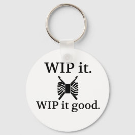 Llavero Trabajo en curso bueno - Crochet {Light}