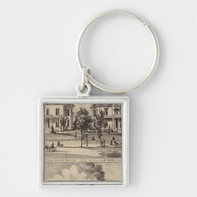 Llavero Trabajos de St. Paul Harvester, Minnesota (Frente)