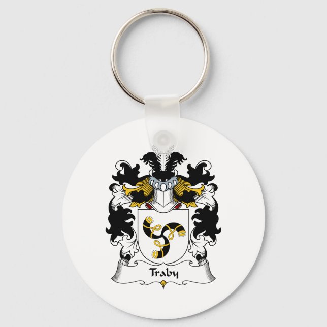 Llavero Traby Family Crest (Anverso)