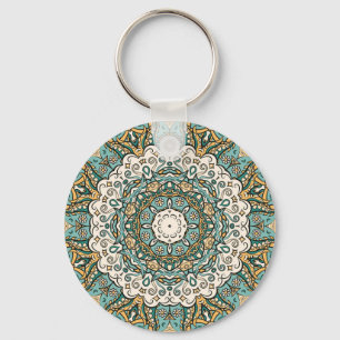 Llavero Tracería sin soldadura de Mehndi Tile colorido