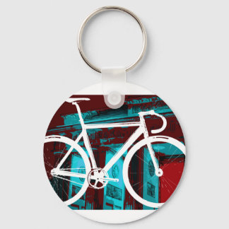 Llavero Track Bike Berlin - azul rojo