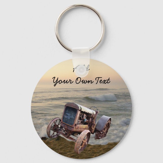 LLAVERO TRACTOR VIEJO EN SURF—KEYCHAIN (Anverso)