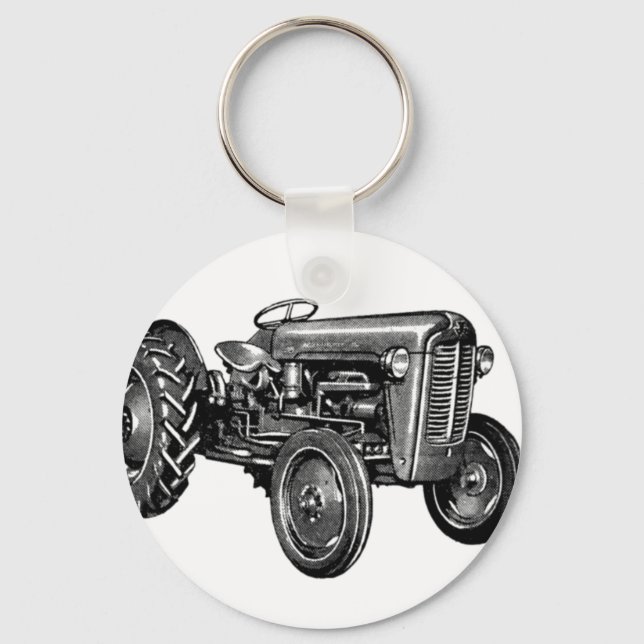 Llavero Tractor Vintage (Anverso)