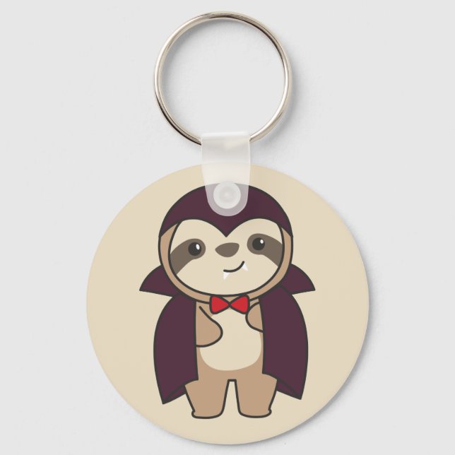 Llavero Tradición de Vampiro malvado de Halloween Cute Key (Anverso)