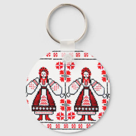 Llavero Traditional Ukrainian embroidery ukraine girls