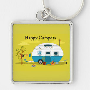Llavero Trailer de Campers Feliz