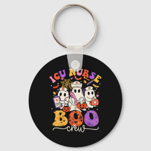 Llavero Traje de Boo Crew Enfermera Divertida Fantasma Hal