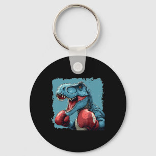 Llavero Traje de Dinosaurio Boxeador Para Amantes del Boxe