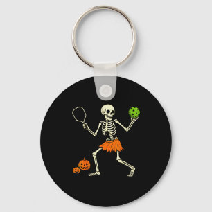 Llavero Traje de esqueleto de Halloween de Pickleball espe