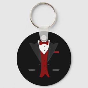 Llavero Traje de etiqueta de Halloween - Boda divertida