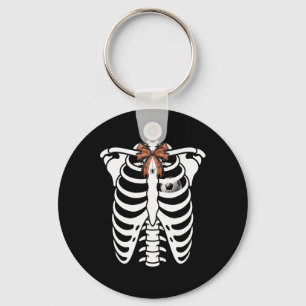Llavero Traje de fútbol de Halloween de caja de costillas